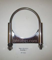 Stainless Steel Guillotine Exhaust Clamp - 4"