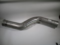 SS Exhaust Turbo Pipe, Flange with Flex 5" OD x 5" ID - BHE1153