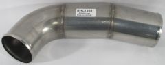 SS Right Side CAC for Peterbilt 389 PreCooler Delete, 4" Diameter, 1 3/8" Offset - BHC1308