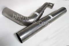 SS Exhaust Down Pipe, 2 3/4" x 4" Diameter(Replaces OEM# YC3Z-5246-BA, YC3Z-5218-BA) **SHIPS AS TWO PIECES** , SKU FEYC3Z5246BAGR
