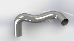 SS Exhaust Tube 5" Diameter (Replaces OEM # 04-22280-000), SKU FLE22280-000