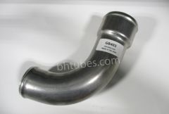 SS Lower Coolant Elbow, 2 1/2" x 3" Diameter - GB403