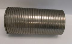 SS Flexible Exhaust Tubing, 4" ID (Sold by the inch), SKU 010-002 *NO WARRANTY - see FAQ for more information