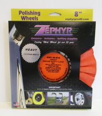 Orange Ruffy 8" Airway HEAVY Cutting Wheel Zephyr AWO 58-8CD