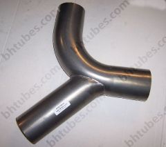 SS Exhaust Y Pipe, 5" Diameter (Replaces OEM# K180-18028, M66-1221), SKU KWE18028