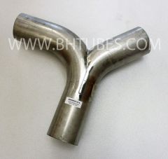 SS Exhaust Y Pipe, 5" Diameter (Replaces OEM# M66-1214), SKU KWEM661214