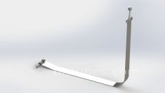Exterior Tank Strap, NO Step Bracket (Replaces OEM# 77601E0460), SKU HZ77601E0460