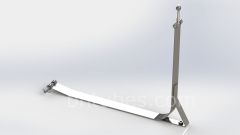Exterior Tank Strap with Step Bracket (Replaces OEM# 77601E0560), SKU HZ77601E0560