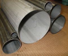 Stainless Steel Straight Tube Choose End Finish and Length (Sold by the Inch) - 5/8" Diam, SKU 009-Tube-.625G