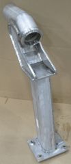 SS Exhaust Stanchion, (Replaces OEM 4046026C1), SKU INZ4046026C1