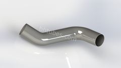SS Exhaust Tube, 4" Diameter (Replaces OEM# K180-19879), SKU KWE19879