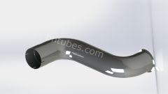 SS Exhaust Tube 5" Diameter (Replaces OEM# M66-2323), SKU KWEM662323