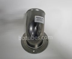 SS Intake Adapter, 4" Diameter, flanged (Replaces OEM# D66-1160), SKU KWID661160