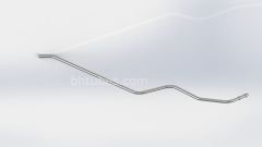 SS Transmission Dipstick Tube 1" Diameter (Replaces OEM# 07-1389), SKU MC071389