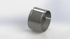 6" Diameter x 4" Straight, beaded ends (Replaces OEM# 10551-16), SKU PBI10551-16