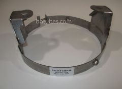 Stainless Steel 10" Peterbilt Muffler Heat Shield Support - Left Side