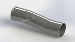 SS Right Side Charge Air Cooler, 4" Diameter (Replaces OEM# 22303-3502), SKU WSC22303-3502