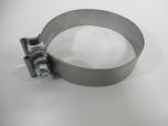 SS Accu Torque Exhaust Clamp, 5" Diam., SKU 002-C018