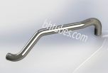 SS Coolant Tube, 2 1/2" Diameter (Replaces OEM# F6HZ8290H), SKU FF6HZ8290H