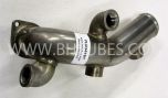 SS Flanged Lower Coolant Tube, 2 1/4" Diameter (Replaces OEM# A01-34161-000, A05-28543-000), SKU FL34161