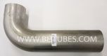 SS Exhaust Elbow, 5" OD x 5" ID, 90 deg. bend (Replaces OEM# K180-17386-24), SKU KWE17386-24