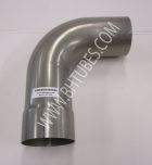 SS Exhaust Elbow, 5" Diameter, 90 deg. bend (Replaces OEM# M66-1082X160085N090), SKU KWEM66085090