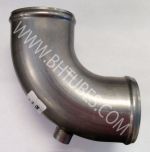 SS Lower Coolant Elbow Tube, 3" Diameter (Replaces OEM# 07-05849M001), SKU PB5849M001