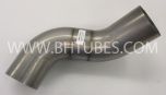 SS Left Side Exhaust Pipe, 5" Diameter (Replaces OEM# 14-13845L), SKU PBE13845L