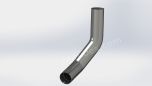SS Exhaust Pipe, 5" OD x 5" ID (Replaces OEM# K180-18615L), SKU KWE18615L