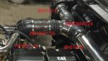 SS Air Intake Y Kit, 6" OD , Kenworth W900L 6NZ, SKU KWID666224GR
